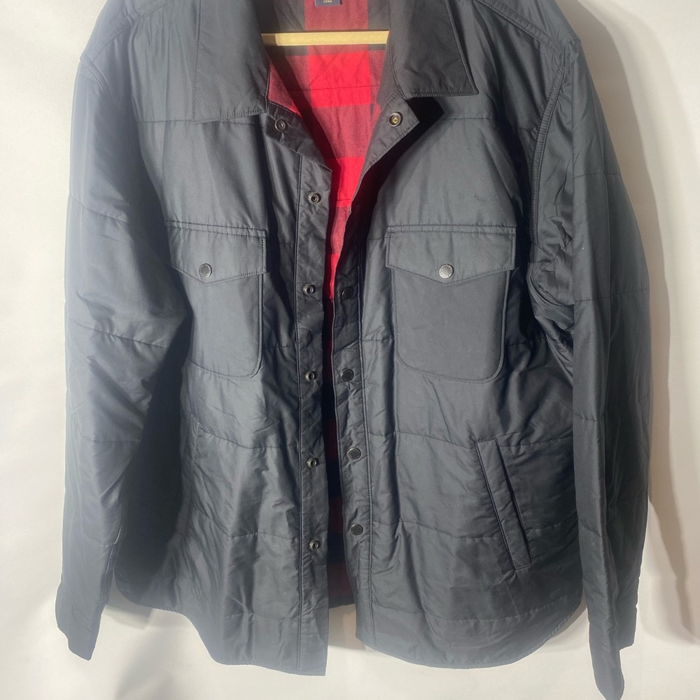 Pendleton Men's Black Quilted Shirt Jacket